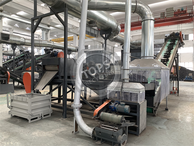 Usina de trituração totalmente automática de alta eficiência para usina de reciclagem de resíduos de pneus